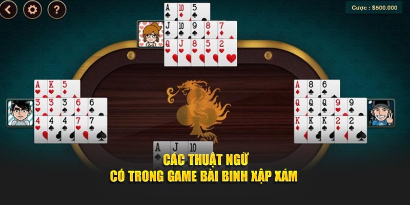Các thuật ngữ có trong game bài binh xập xám